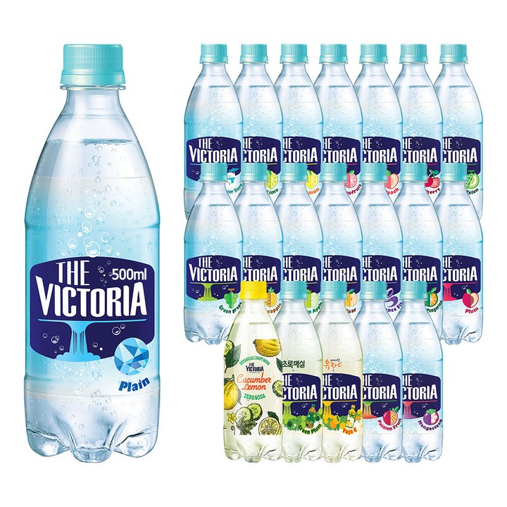 빅토리아 탄산음료 20가지 혼합, 20개, 500ml