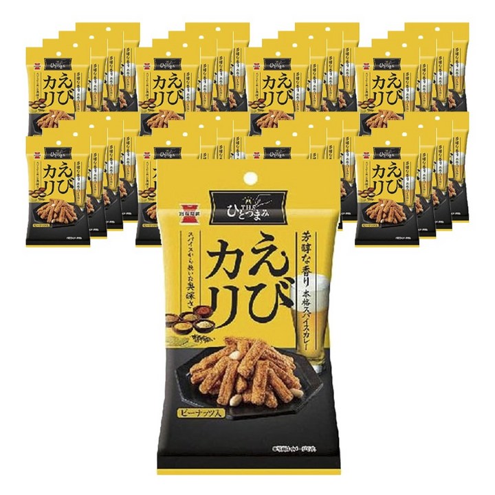 이와즈카 더 안주 하나 매콤 새우, 30개, 40g
