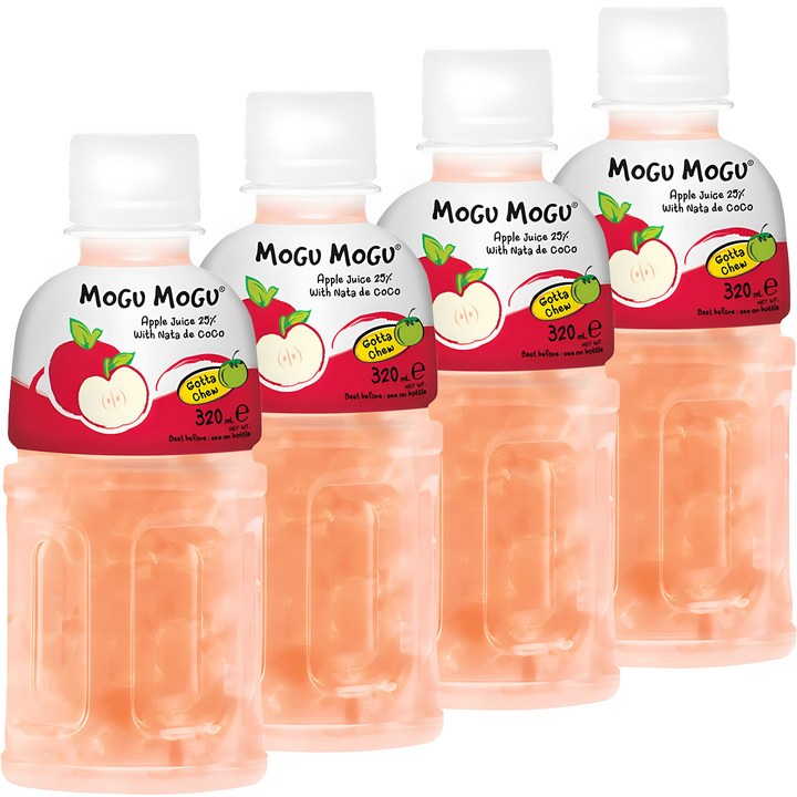 모구모구 사과맛, 320ml, 4개