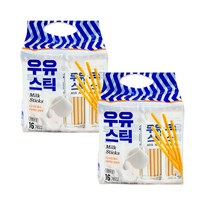 키즈웰 우유 스틱 과자, 512g, 1세트