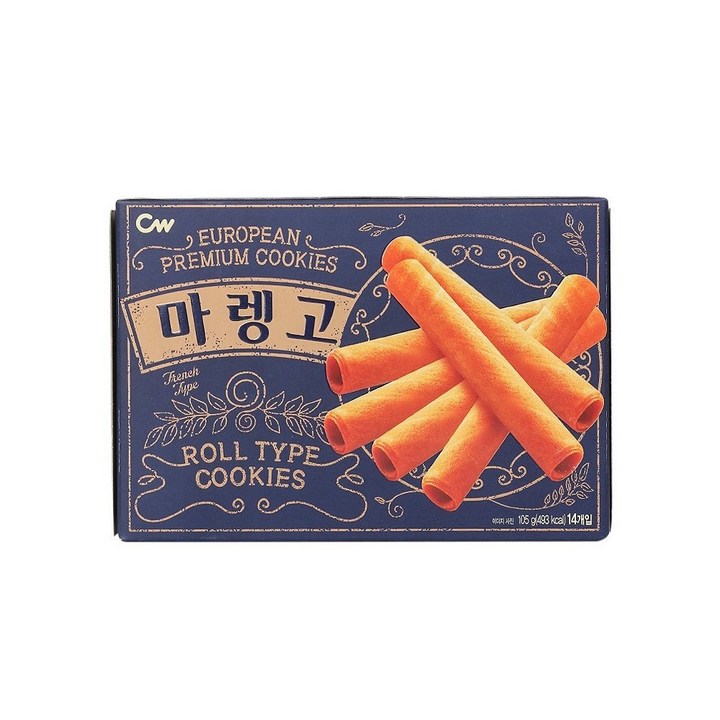 청우식품 마렝고 과자, 105g, 5개