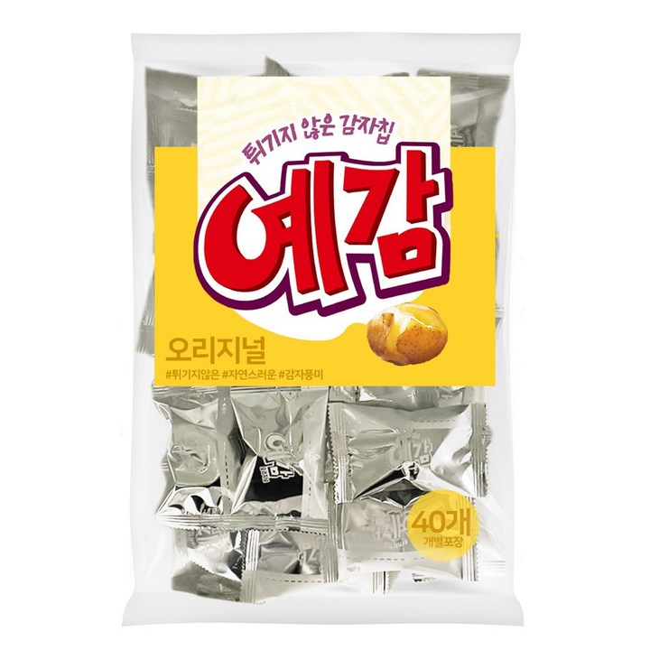 오리온 예감 오리지널 대용량 감자 과자 40개(개별포장)