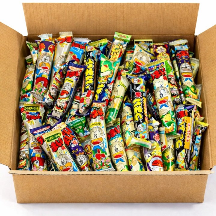 ANYTHING HI 과자파티 간식 3종 쿠킹박스6g 62개, 6g