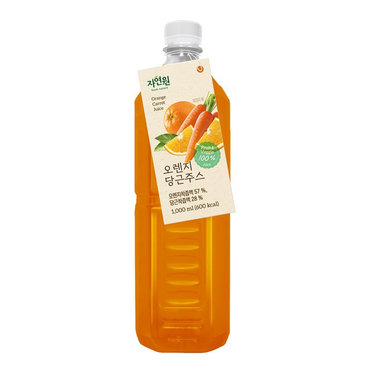 자연원 오렌지당근주스, 1개, 1L