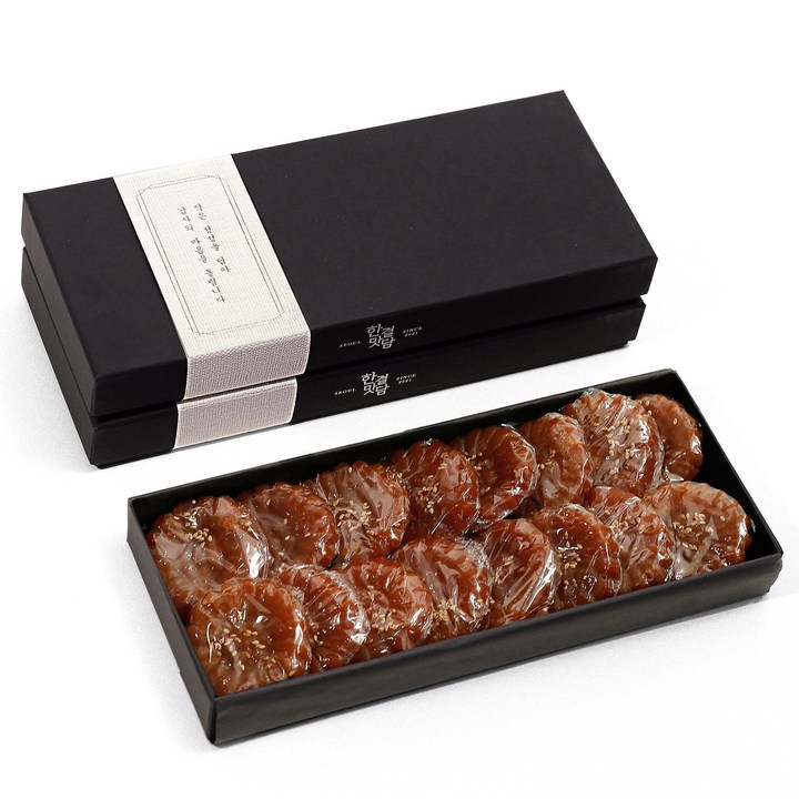 한결맛담 수제 찹쌀 약과 선물세트 추석 명절 감사 선물 박스 포장 (16구 640g 40구 1600g), 1세트