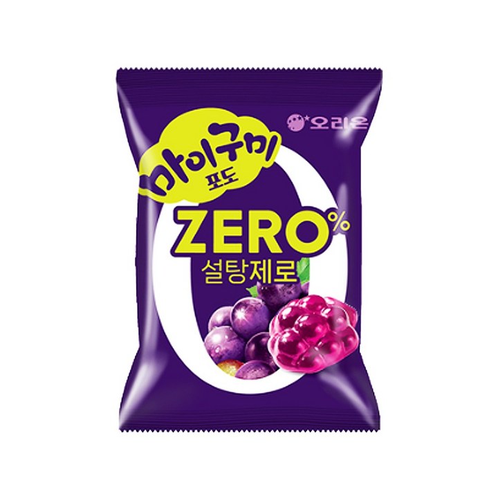 마이구미 포도 ZERO Sugar, 54g, 4개
