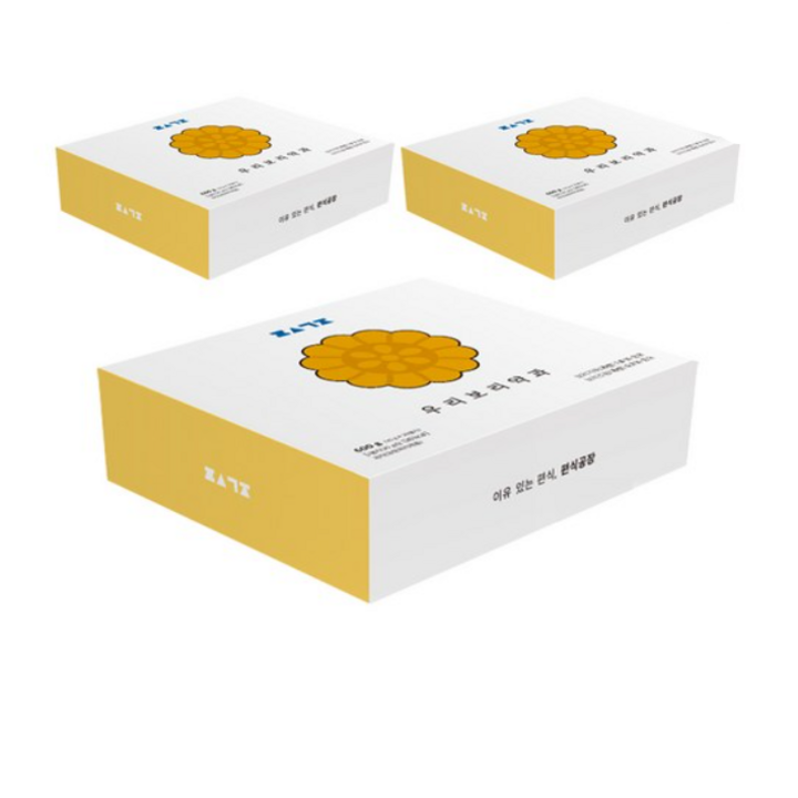 편식공장 우리보리 약과, 600g, 3개
