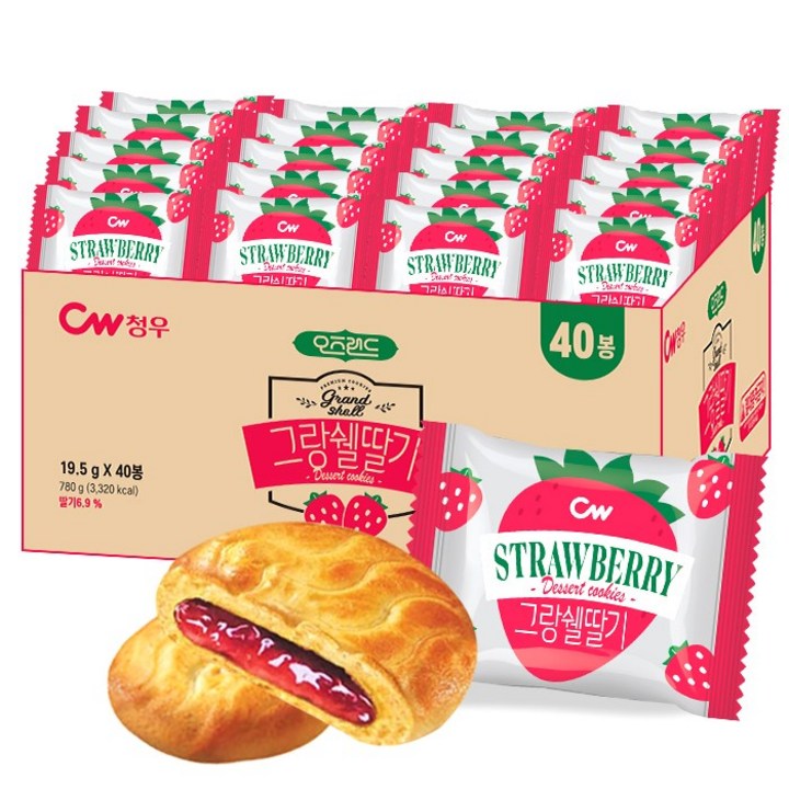 오즈랜드 청우 그랑쉘 딸기, 1개, 780g