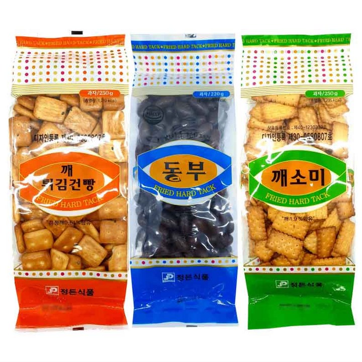 깨튀김건빵+동부+깨소미, 1개