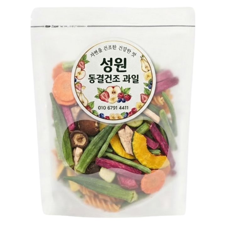 [직수입]성원 동결건조 야채 믹스칩, 1개, 500g