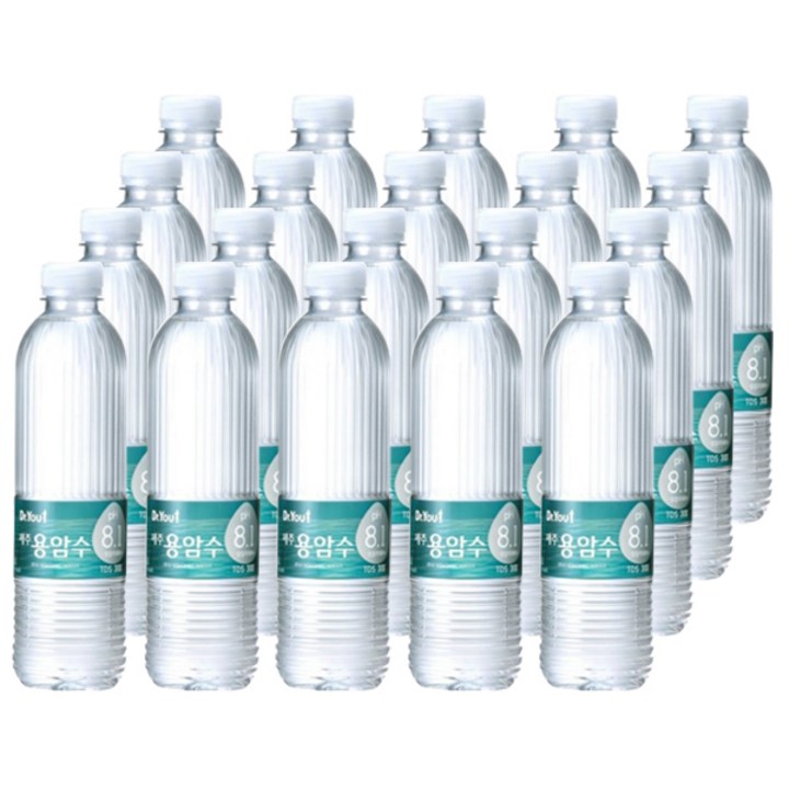 닥터유 유라벨 제주용암수, 530ml, 20개
