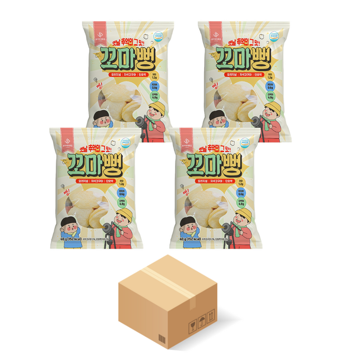 전통과자 한입뻥튀기 꼬마뻥, 4개, 40g