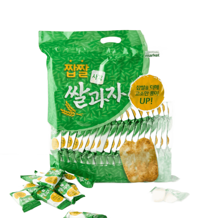와이즐리 고소한 단짠 사각 쌀과자, 1개, 500g