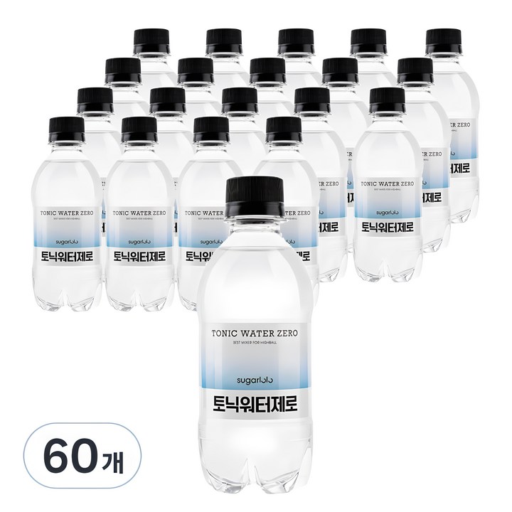 슈가로로 토닉워터 제로, 300ml, 60개