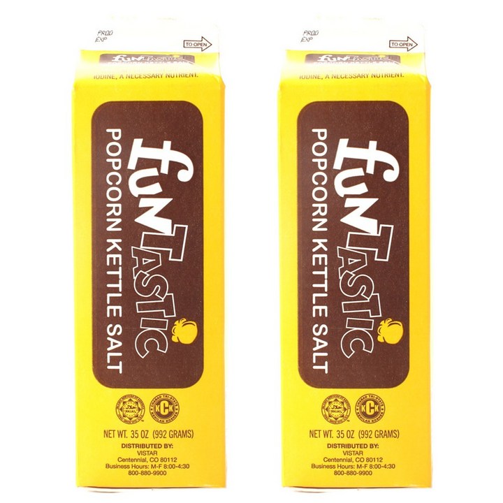 펀타스틱 팝콘 케틀 솔트, 2개, 992g