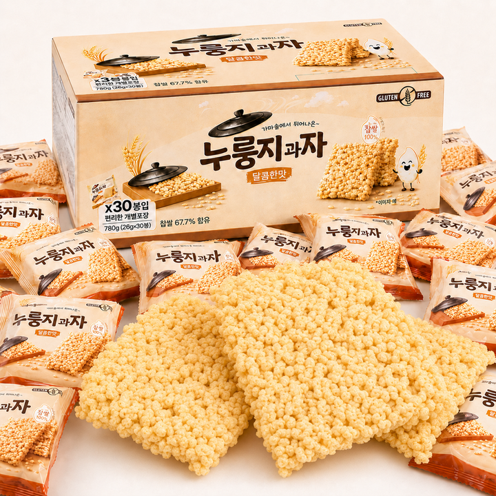 가마솥에서 튀어나온 누룽지과자 달콤한맛, 1개, 780g