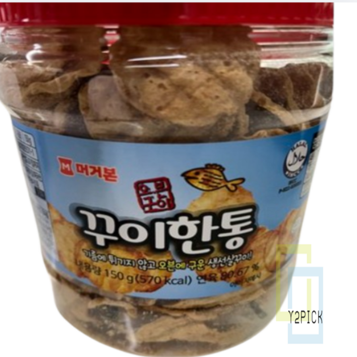머거본 꾸이한통 어포스낵, 150g, 1개
