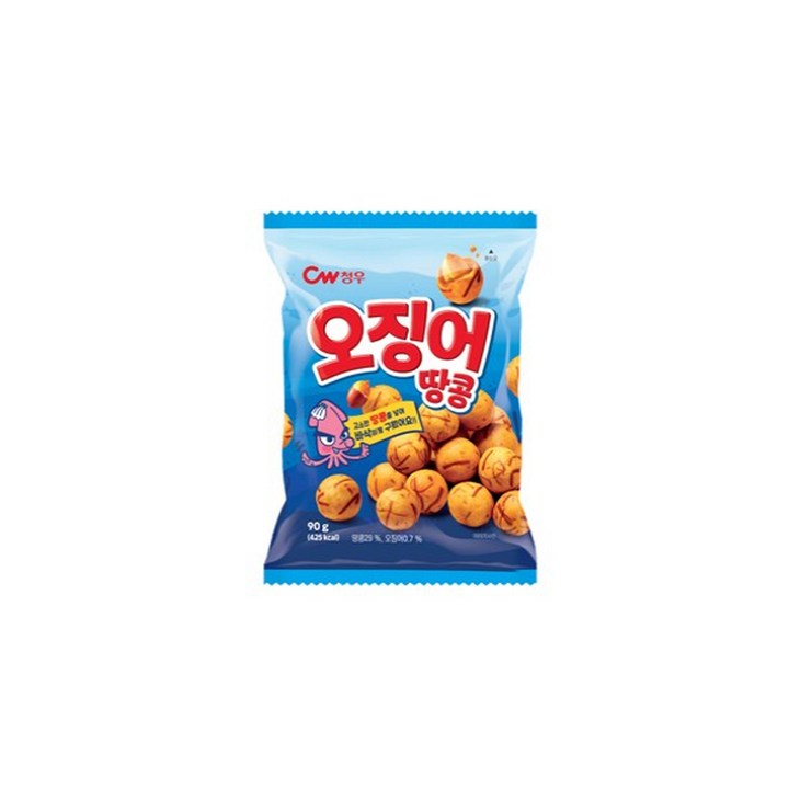 청우식품 오징어땅콩 3p, 90g, 3개