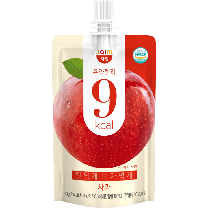 자임 곤약젤리 사과, 10개, 150g