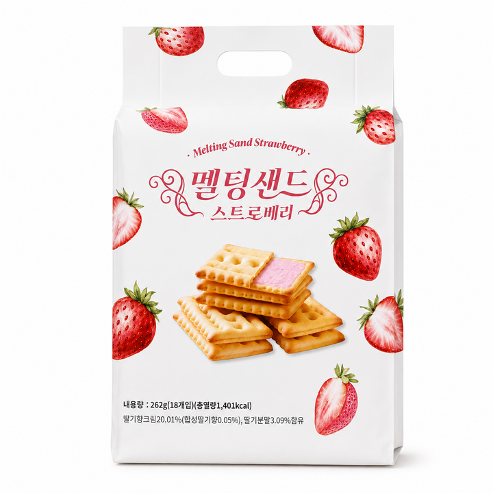 멜팅샌드 딸기, 1개, 262g