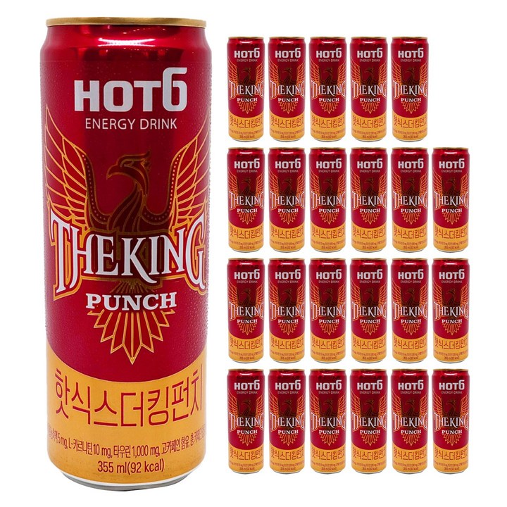 핫식스 더킹 펀치, 355ml, 24개