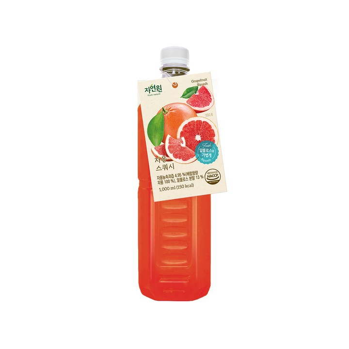 자연원 자몽주스, 1개, 1L
