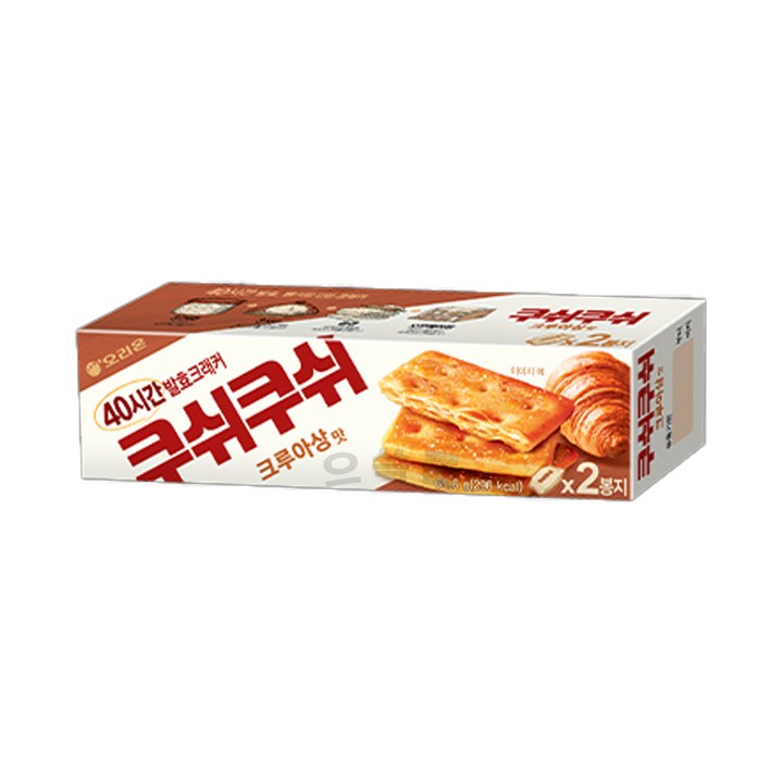 오리온 쿠쉬쿠쉬 크루아상, 65.6g, 3개