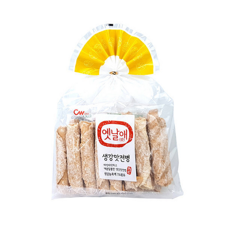 청우식품 옛날애 생강 전병, 250g, 16개