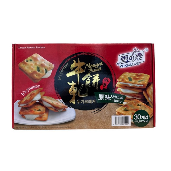 유키앤러브 누가크래커 30p, 420g, 1개