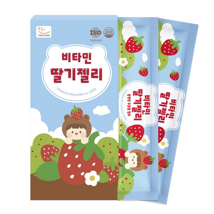 총명탕이 함유된 비타민딸기젤리, 1개, 200g