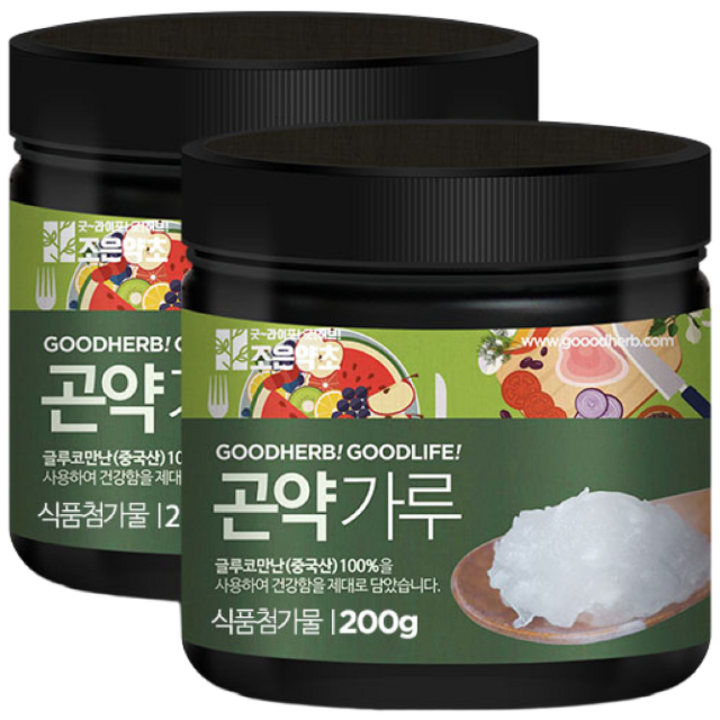 조은약초 곤약가루, 200g, 2개