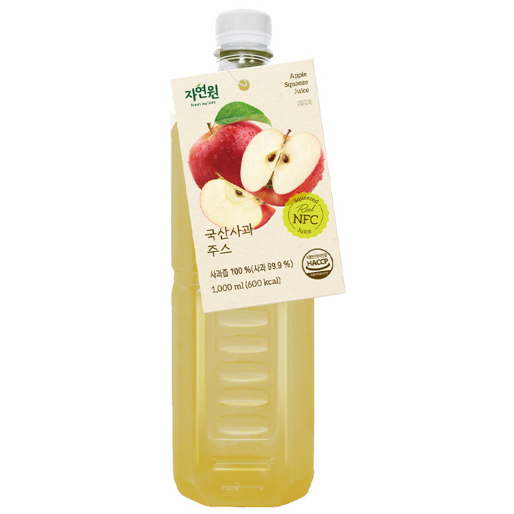자연원 국산사과주스, 1개, 1L