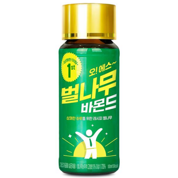국산 벌나무 바몬드 에너지 음료 간건강 100ml X 10병, 10개입