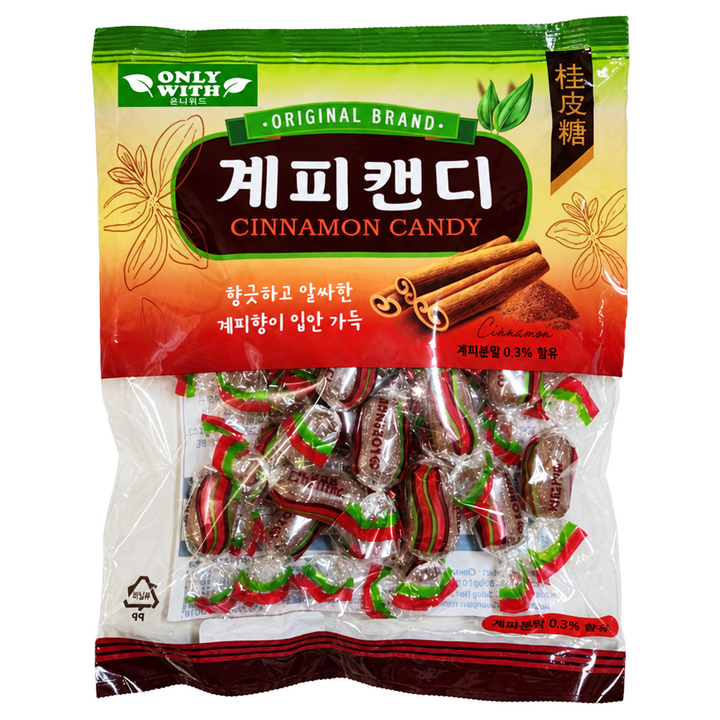 온니위드 계피캔디 시나몬사탕, 3개, 300g