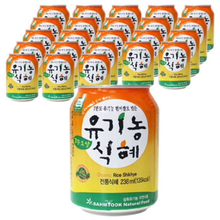 삼육 유기농 식혜, 238ml, 24개