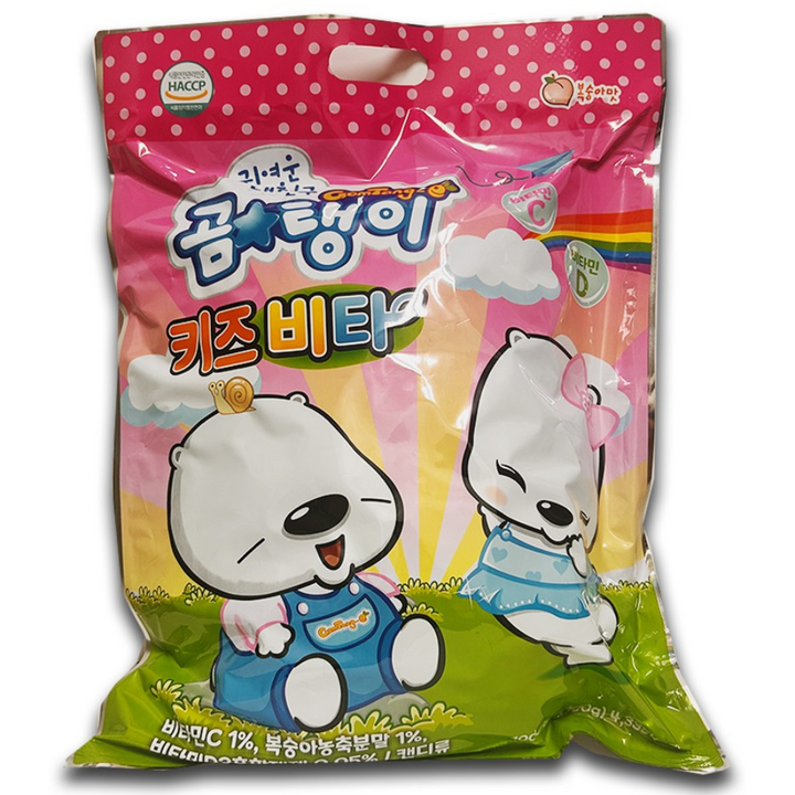 곰탱이 키즈비타 파우치형 250정, 1000개, 1.1g