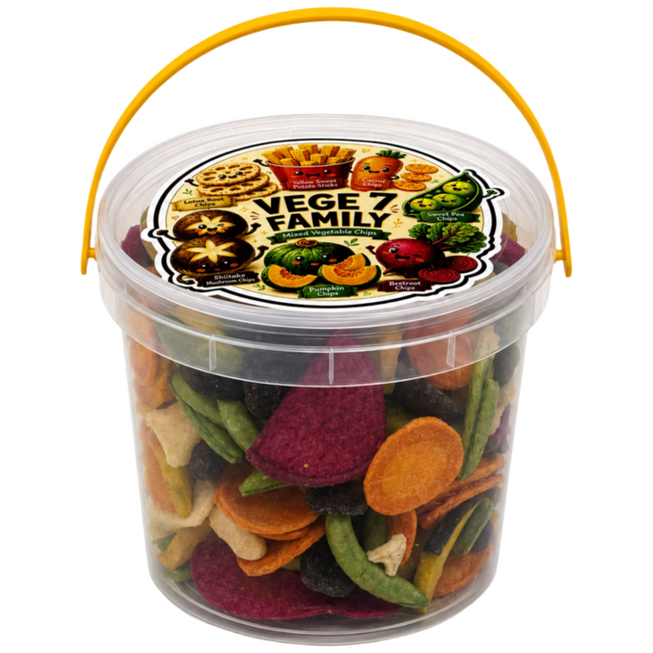 특별구성 얇게 썰은 고급형 야채믹스칩 VEGE FAMILY 야채칩, 280g, 1개