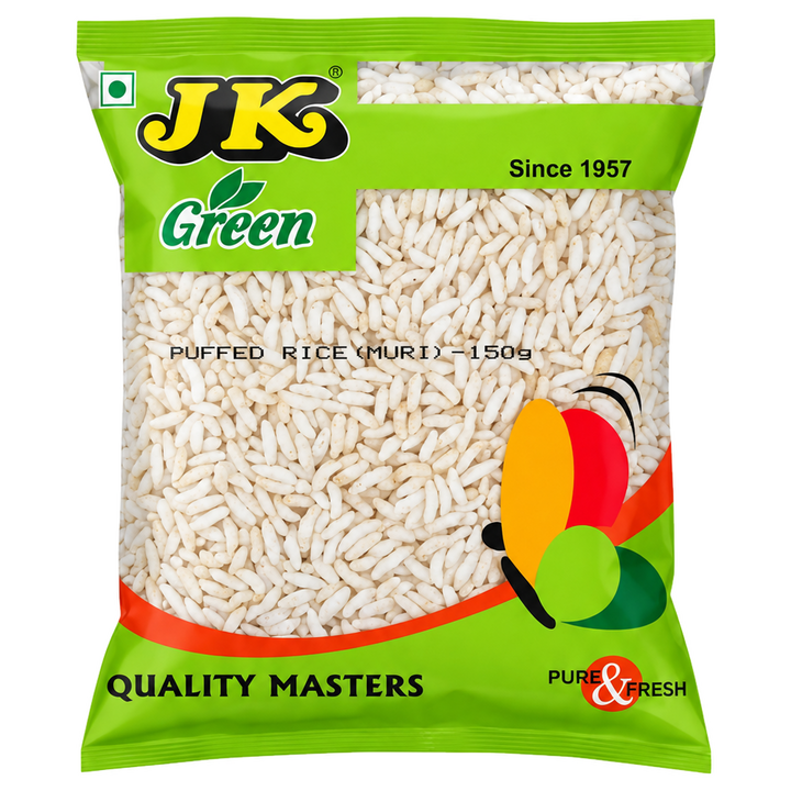 JK Puffed Rice ( Moori ) 튀긴 쌀, 3개, 150g