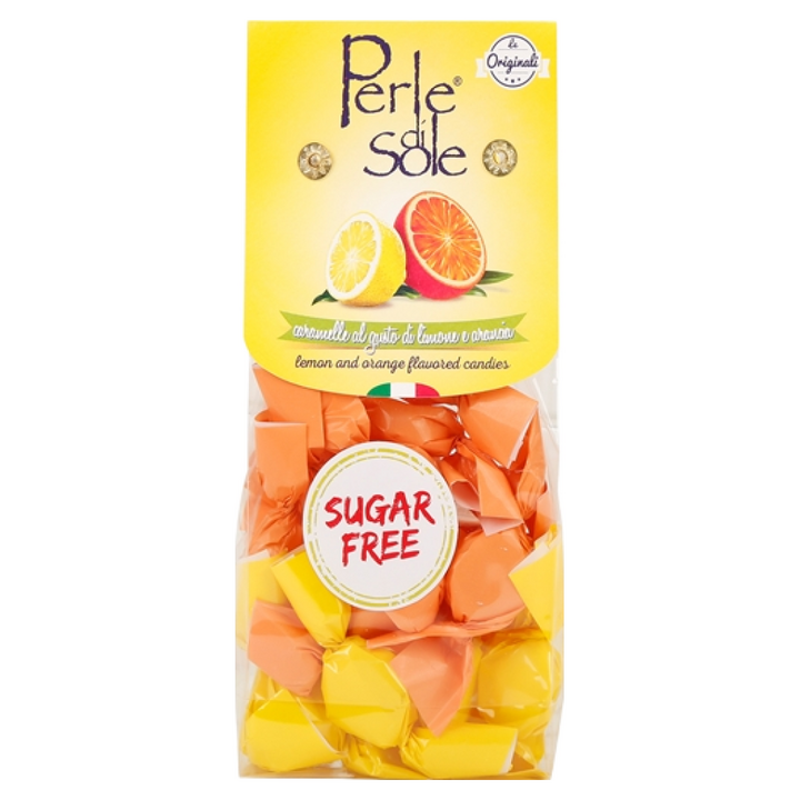 페를레디솔레 레몬 앤 오렌지 맛 슈가프리 캔디, 100g, 1개