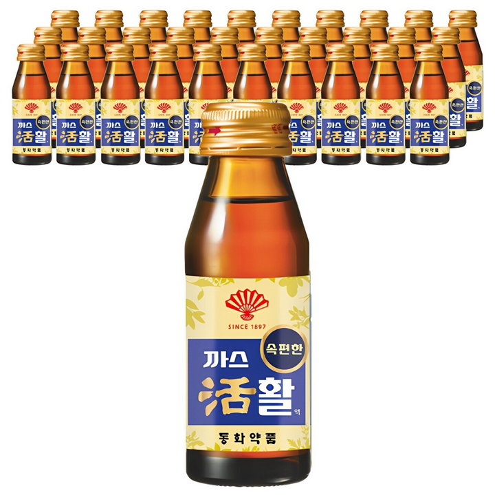 동화약품 부채표 까스활 소화제, 75ml, 40개