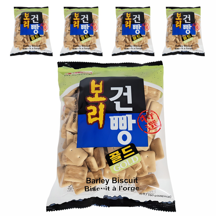 마트코리아 보리 건빵 골드, 160g, 5개