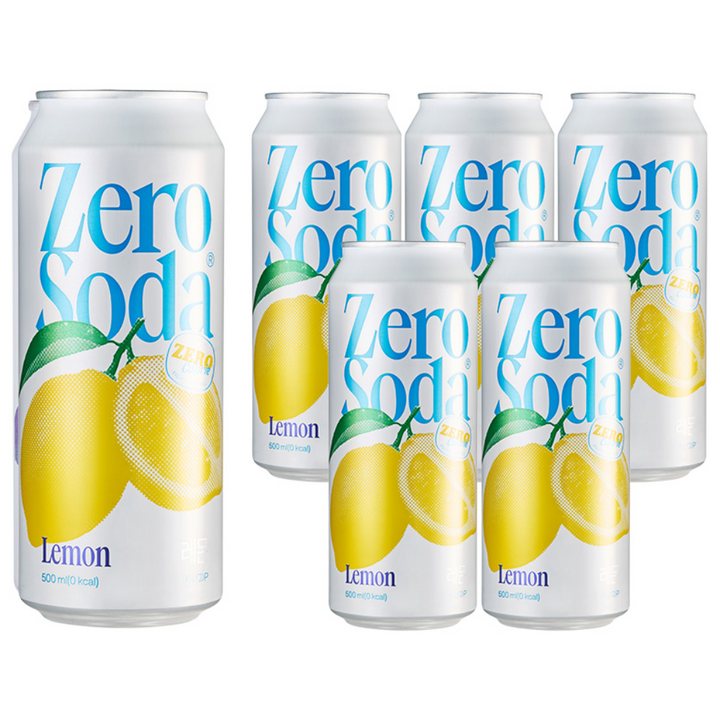 클룹 제로소다 레몬, 500ml, 6개