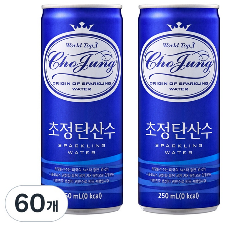 초정탄산수, 250ml, 60개