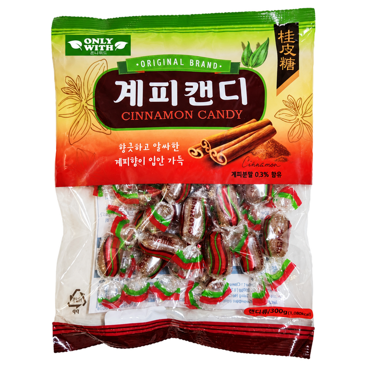 온니위드 계피캔디 시나몬사탕, 1개, 300g