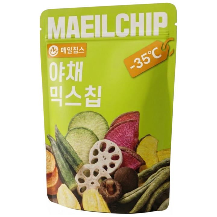 매일칩스 야채과일믹스칩, 3개, 90g