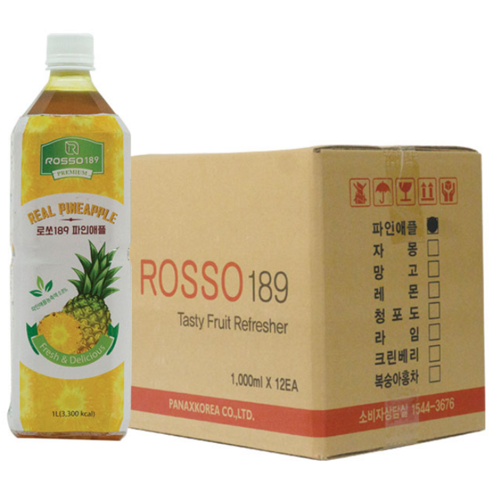 로쏘189 파인애플베이스, 1L, 12개