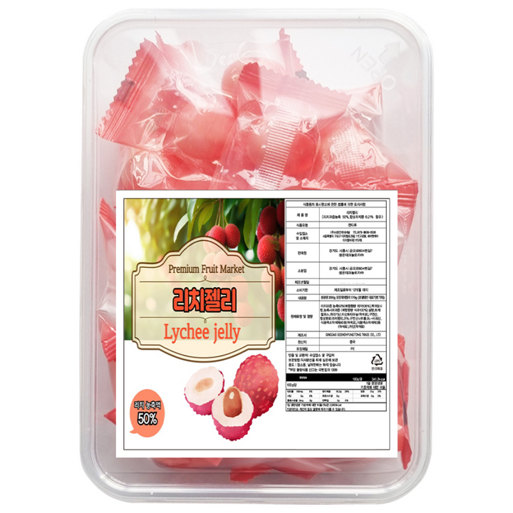 데일드 탱글 젤리 리치맛, 200g, 1개