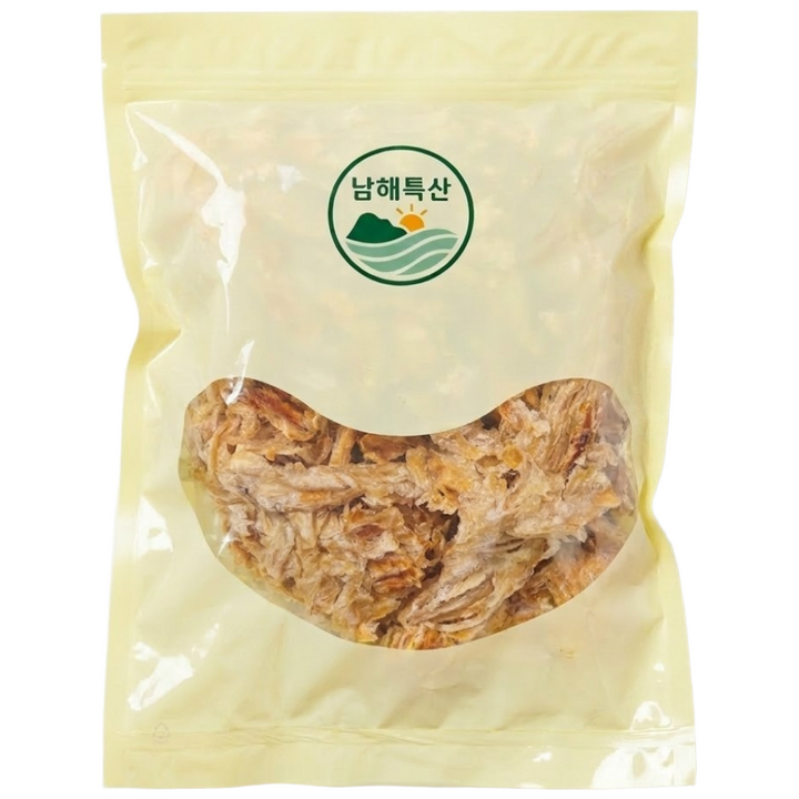 고함량 구운 순살 아귀채 대용량 실속팩 국내가공 조미아귀채, 1개, 1kg