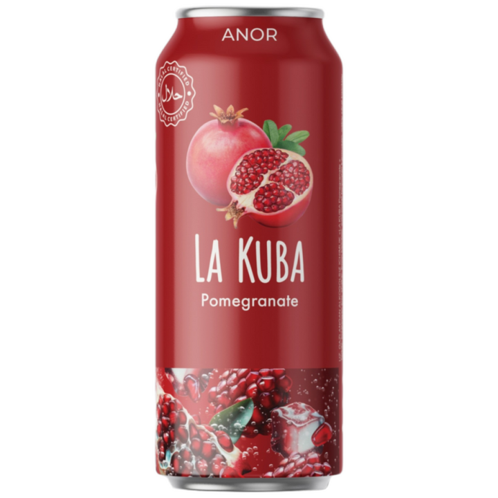 라 쿠바 석류맛 음료 LA KUBA POMEGRANATE, 4개, 450ml