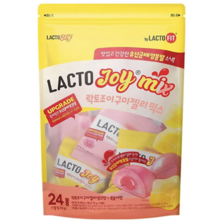 락토조이 구미 젤리 복숭아맛, 1개, 600g